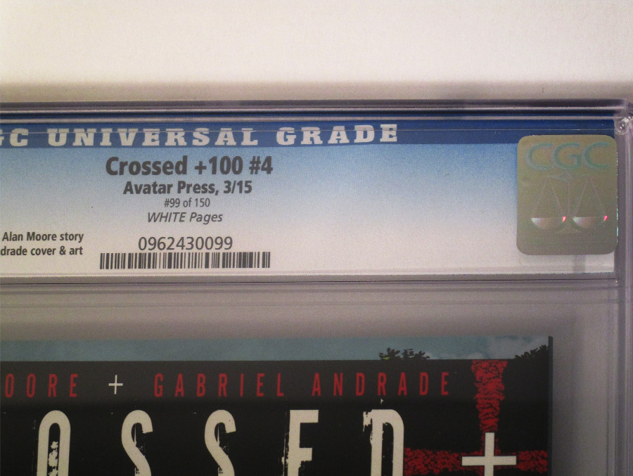 Crossed Plus 100 Taste Test CGC Numbered Edition Box Set