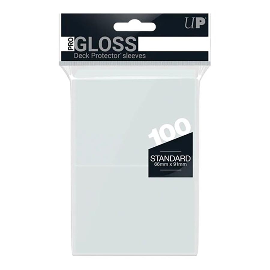 Ultra Pro PRO-Gloss Standard Deck Protector Sleeves - Clear