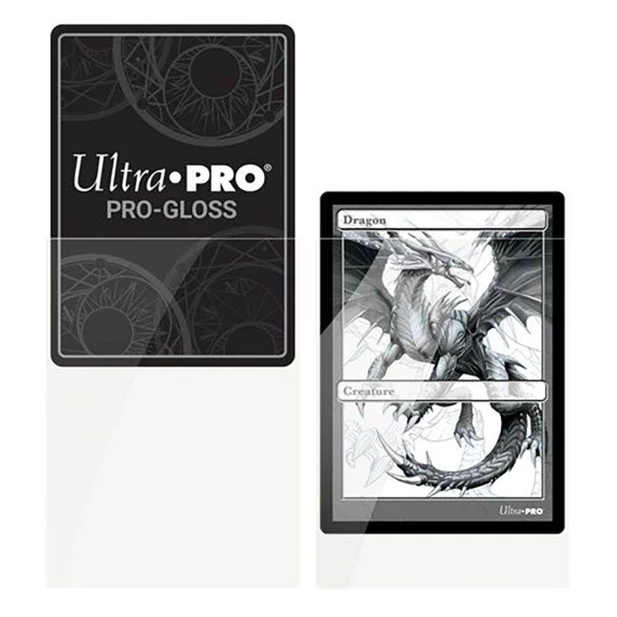 Ultra Pro PRO-Gloss Standard Deck Protector Sleeves - Clear
