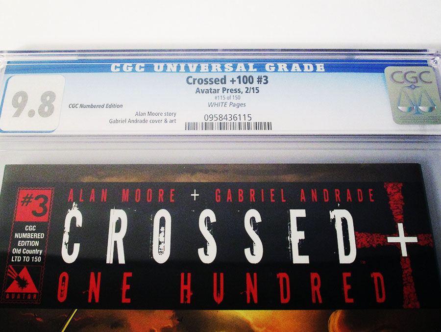 Crossed Plus 100 #3 Cover G CGC Numbered Edition