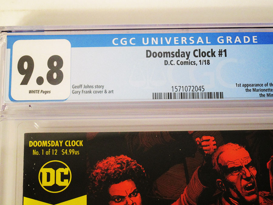 Doomsday Clock #1 Cover E DF CGC 9.6 Or Higher