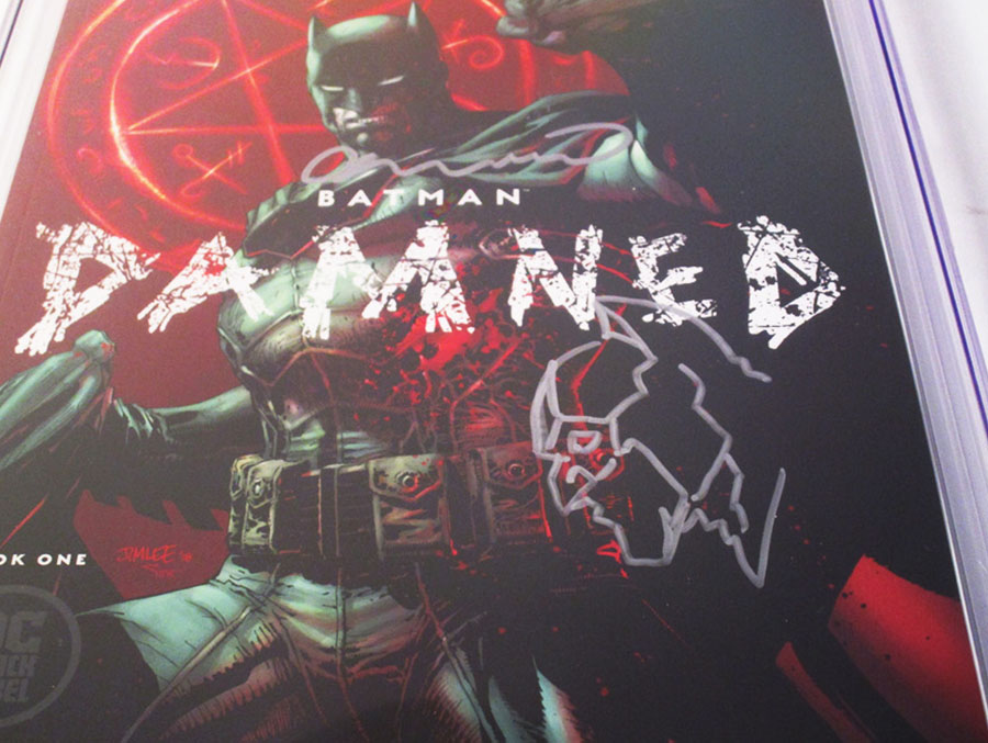 Batman Damned #1 Cover K Variant Jim Lee Cover Signed & Sketched By Lee Bermejo CGC 9.9