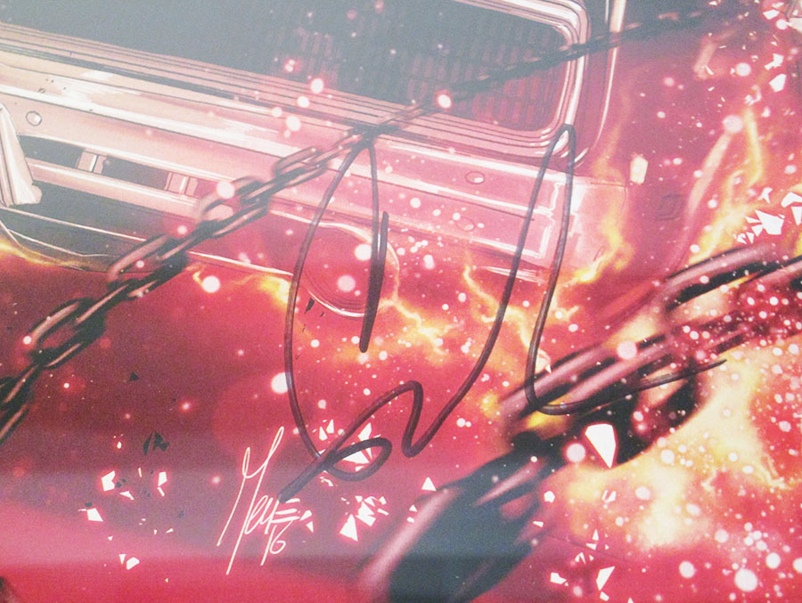 Ghost Rider Vol 7 #1 Cover N Regular Marco Checchetto Cover Signed By Gabriel Luna CGC 9.8