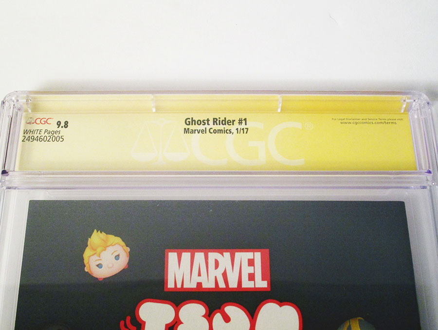 Ghost Rider Vol 7 #1 Cover N Regular Marco Checchetto Cover Signed By Gabriel Luna CGC 9.8