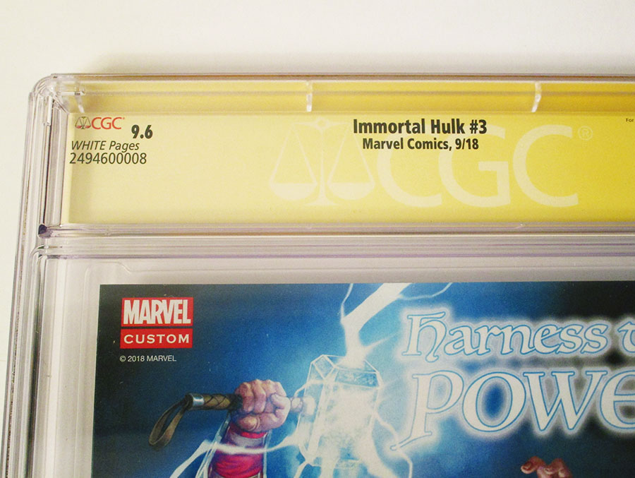 Immortal Hulk #3 Cover F Regular Alex Ross Cover Signed By Al Ewing CGC 9.6