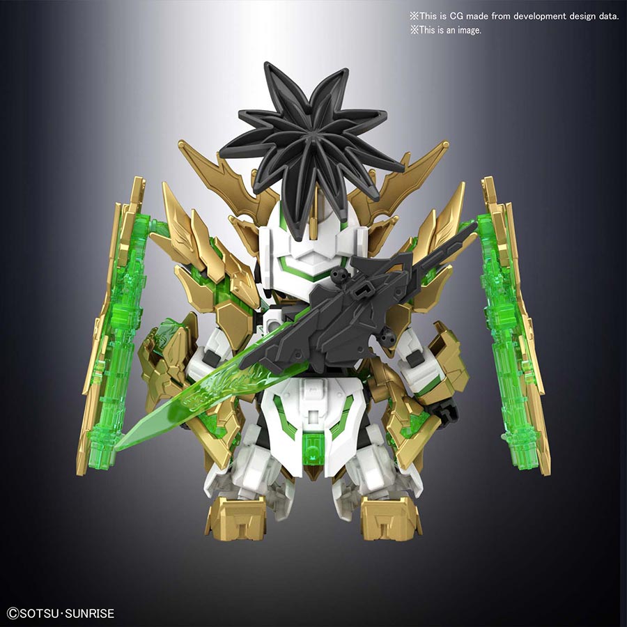 SD Gundam World Sangoku Soketsuden Kit #32 Long Xian Liu Bei Unicorn Gundam