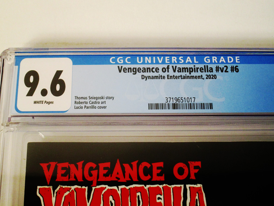 Vengeance Of Vampirella Vol 2 #6 Cover S Regular Lucio Parrillo Cover CGC Graded 9.6