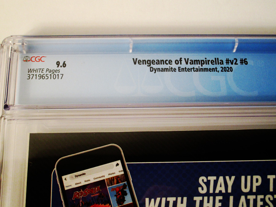 Vengeance Of Vampirella Vol 2 #6 Cover S Regular Lucio Parrillo Cover CGC Graded 9.6