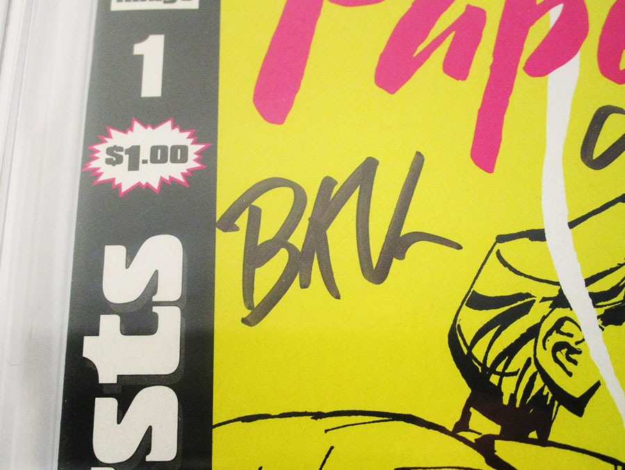 Image Firsts Paper Girls #1 Cover C Signed By Brian K Vaughan & Cliff Chiang CGC 9.6