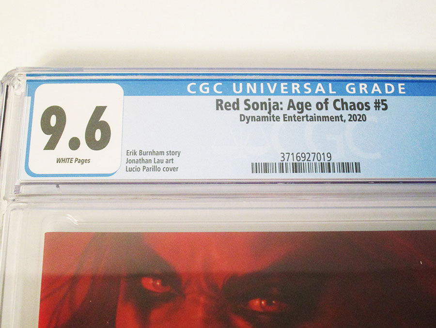 Red Sonja Age Of Chaos #5 Cover X Regular Lucio Parrillo Cover CGC