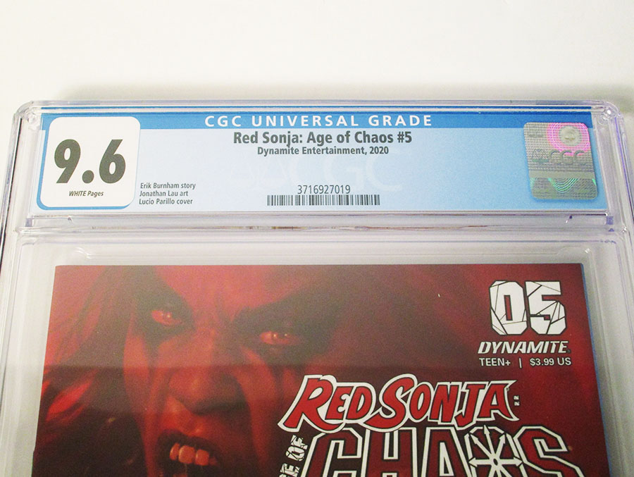 Red Sonja Age Of Chaos #5 Cover X Regular Lucio Parrillo Cover CGC