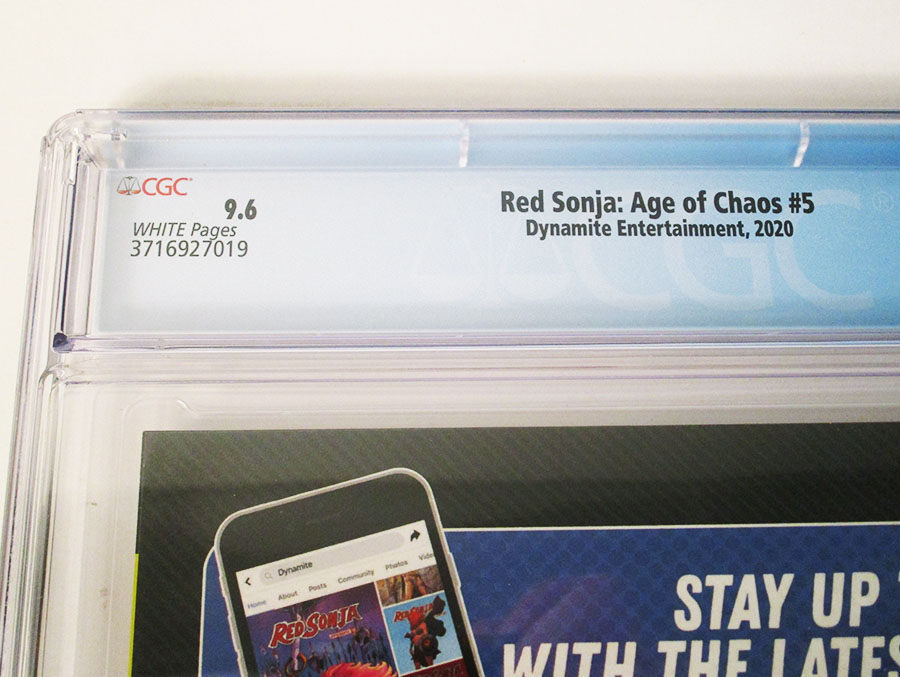 Red Sonja Age Of Chaos #5 Cover X Regular Lucio Parrillo Cover CGC