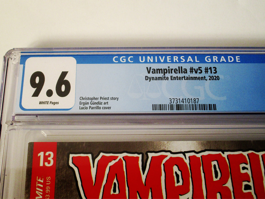 Vampirella Vol 8 #13 Cover X Regular Lucio Parrillo Cover CGC Graded 9.6