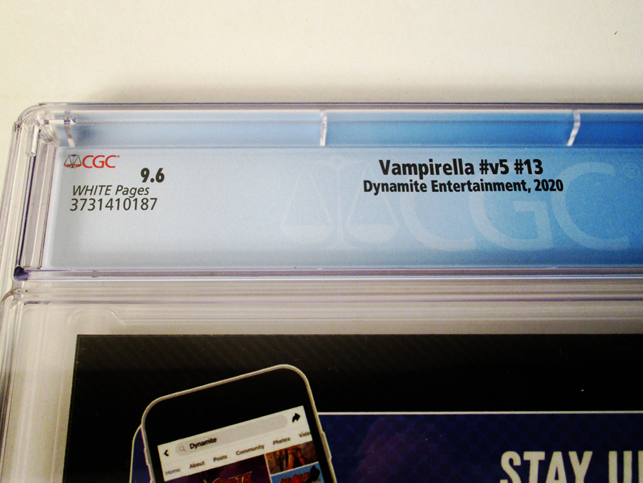 Vampirella Vol 8 #13 Cover X Regular Lucio Parrillo Cover CGC Graded 9.6