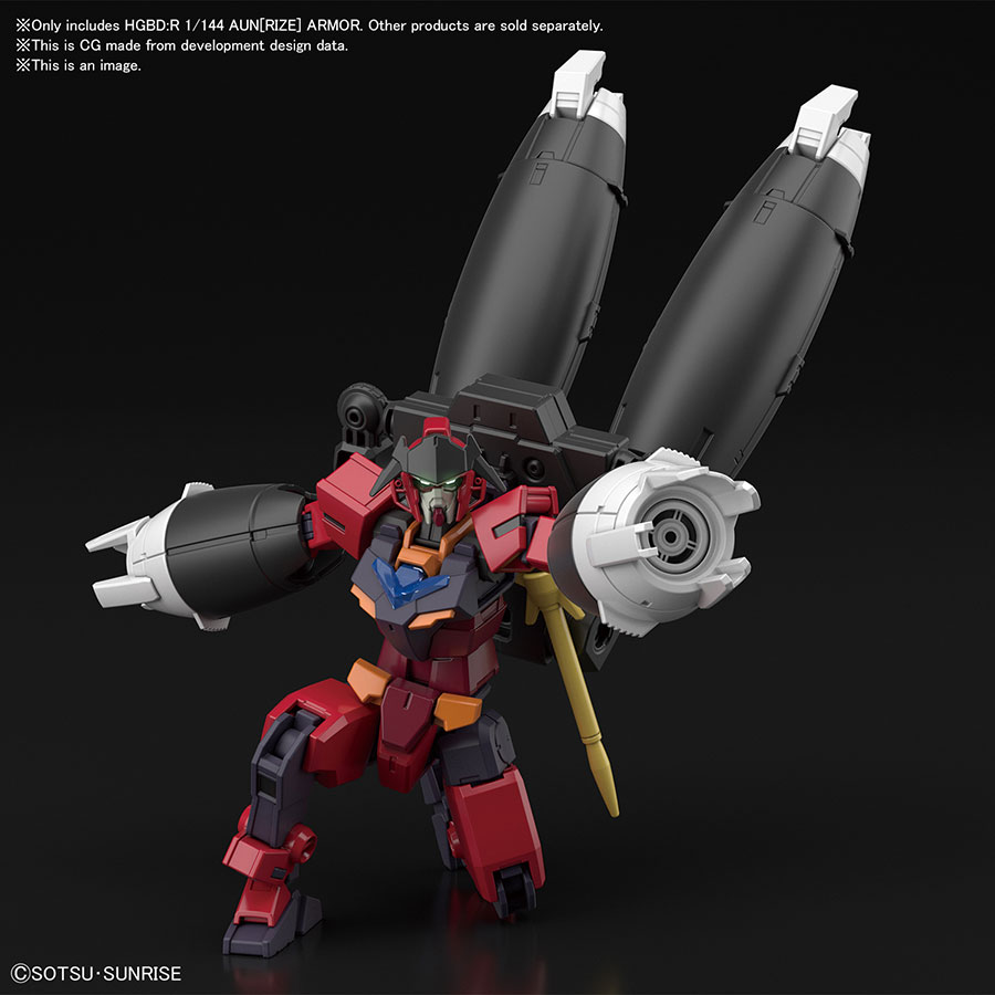 Gundam Build Divers Re:Rise High Grade 1/144 Kit #035 Aun[RIZE] Armor