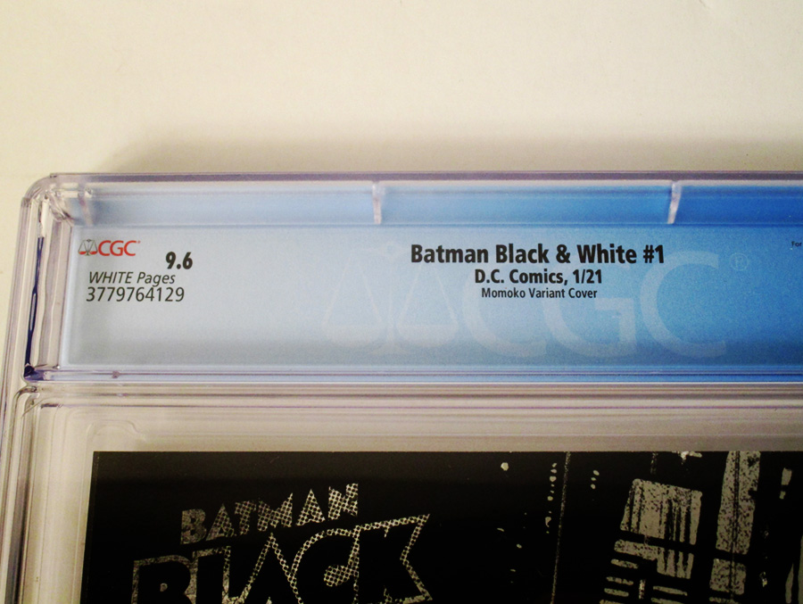 Batman Black & White Vol 3 #1 Cover H DF Peach Momoko Cover CGC Graded 9.6