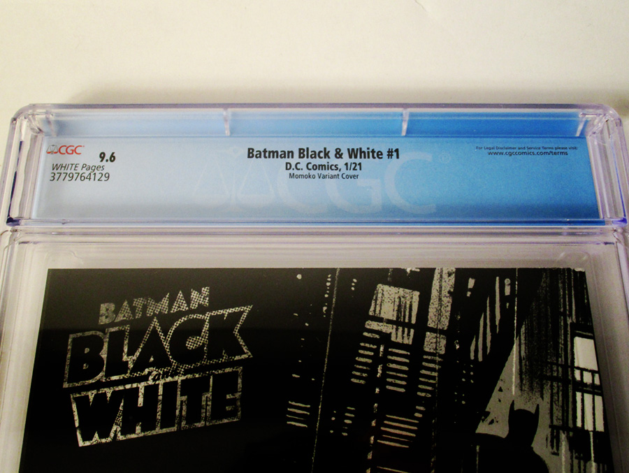 Batman Black & White Vol 3 #1 Cover H DF Peach Momoko Cover CGC Graded 9.6