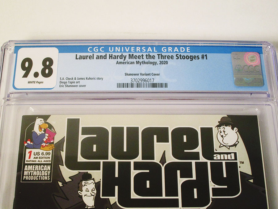 Laurel And Hardy Meet The Three Stooges #1 Cover E American Mythology Exclusive Dean Rankine Variant Cover CGC 9.8