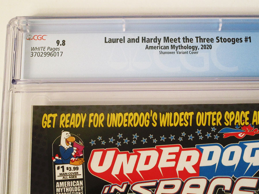 Laurel And Hardy Meet The Three Stooges #1 Cover E American Mythology Exclusive Dean Rankine Variant Cover CGC 9.8