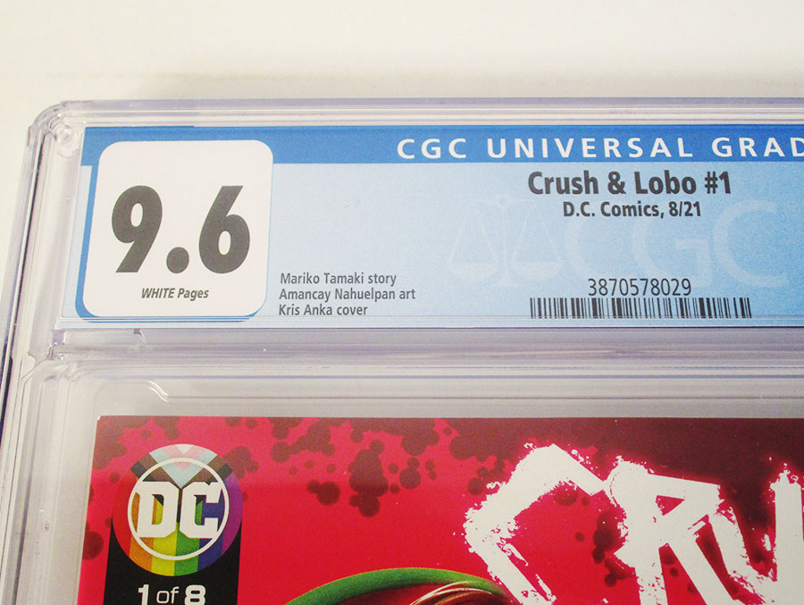 Crush & Lobo #1 Cover E DF CGC Graded 9.6