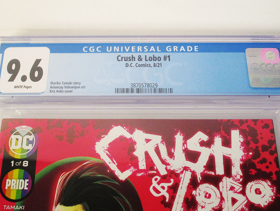 Crush & Lobo #1 Cover E DF CGC Graded 9.6