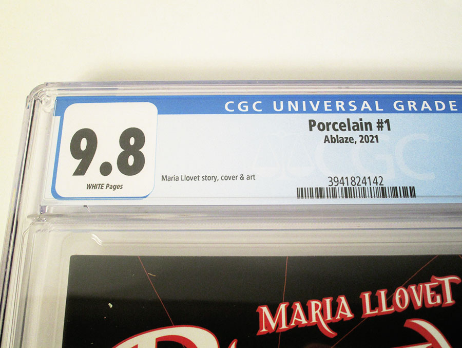 Maria Llovets Porcelain #1 Cover M DF CGC Graded 9.8