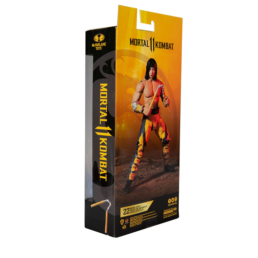 Mortal Kombat Wave 7 Liu Kang Fighting Abbot 7-Inch Scale Action Figure Case