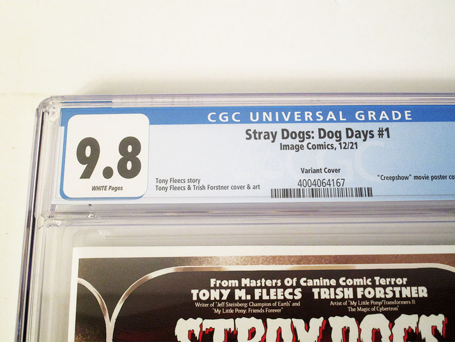 Stray Dogs Dog Days #1 Cover G DF Variant Trish Forstner & Tony Fleecs Horror Movie Cover CGC Graded 9.8