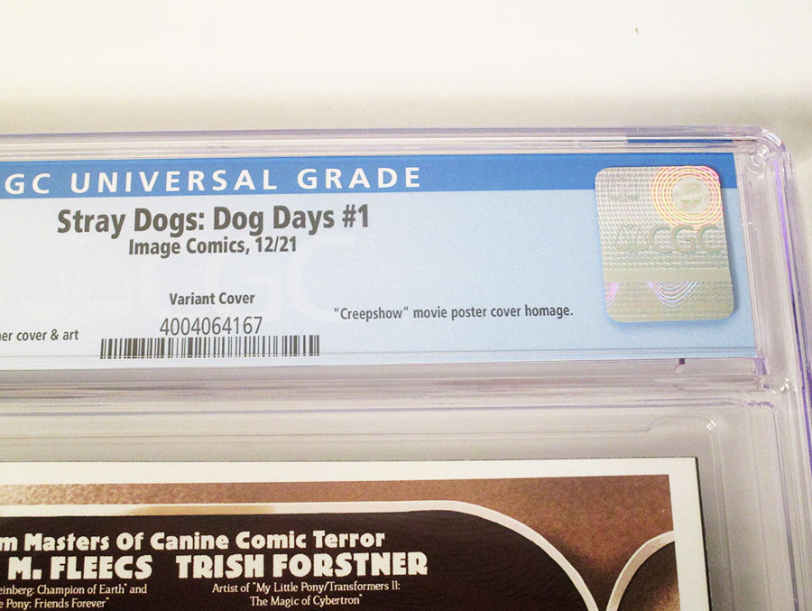 Stray Dogs Dog Days #1 Cover G DF Variant Trish Forstner & Tony Fleecs Horror Movie Cover CGC Graded 9.8