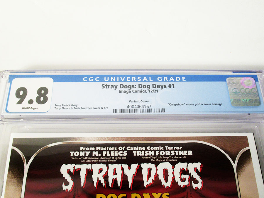 Stray Dogs Dog Days #1 Cover G DF Variant Trish Forstner & Tony Fleecs Horror Movie Cover CGC Graded 9.8