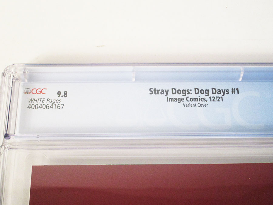Stray Dogs Dog Days #1 Cover G DF Variant Trish Forstner & Tony Fleecs Horror Movie Cover CGC Graded 9.8