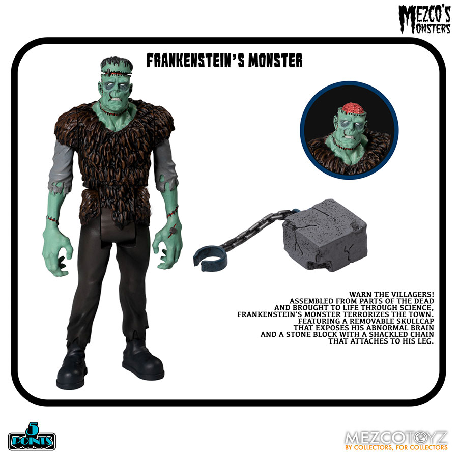 5 Points Mezcos Monsters Tower Of Fear Deluxe Boxed Set