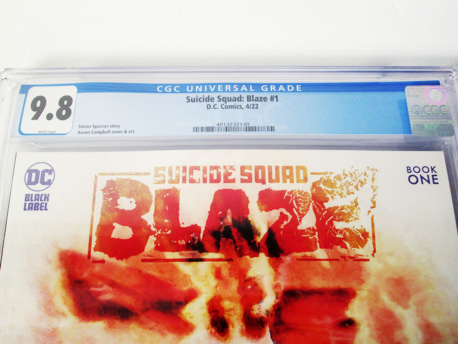 Suicide Squad Blaze #1 Cover C DF CGC Graded 9.8
