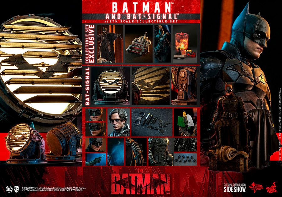 Batman And Bat-Signal Set Sixth Scale Action Figure