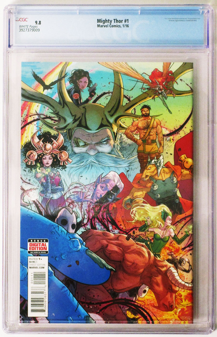 Mighty Thor Vol 2 #1 Cover H Regular Russell Dauterman Wraparound Gatefold Cover CGC 9.8