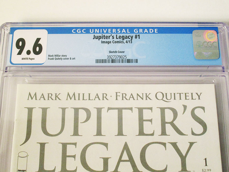 Jupiters Legacy #1 Incentive Frank Quitely Sketch Cover CGC 9.6