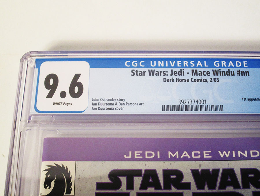 Star Wars Jedi Mace Windu One Shot CGC 9.6