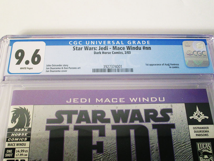 Star Wars Jedi Mace Windu One Shot CGC 9.6