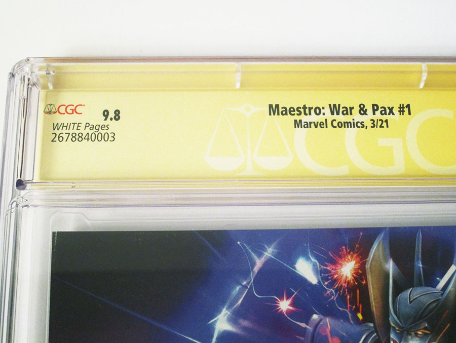Maestro War And Pax #1 Cover H Regular Dale Keown Cover Signed By Peter David CGC 9.8