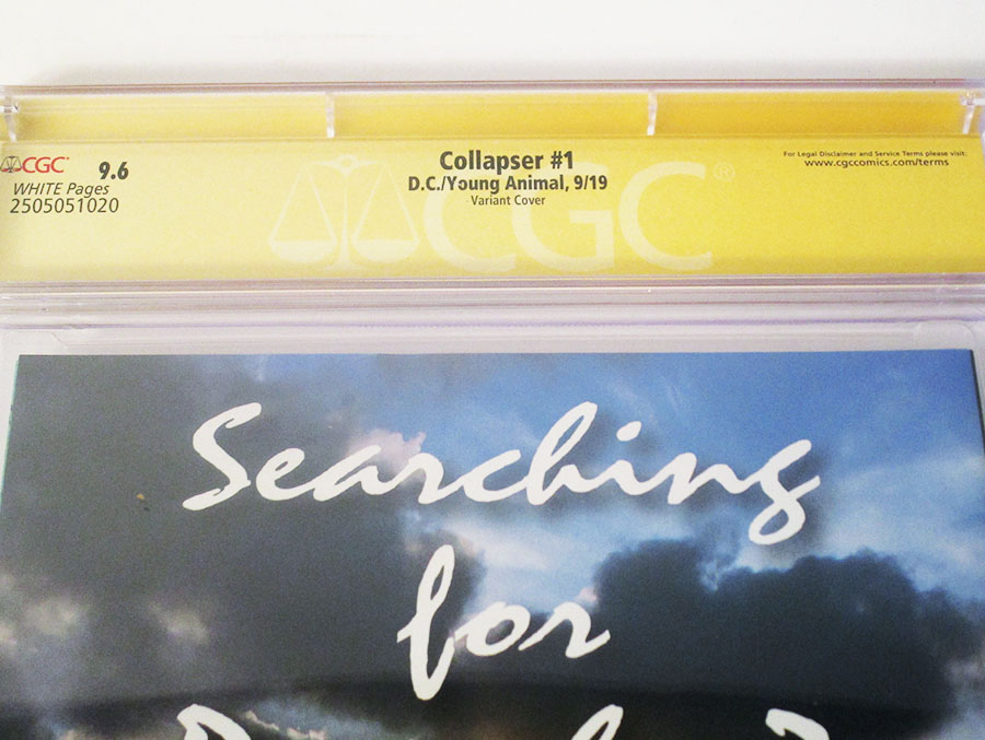 Collapser #1 Cover H Variant Nick Derington Cover Signed By Mikey Way CGC 9.6