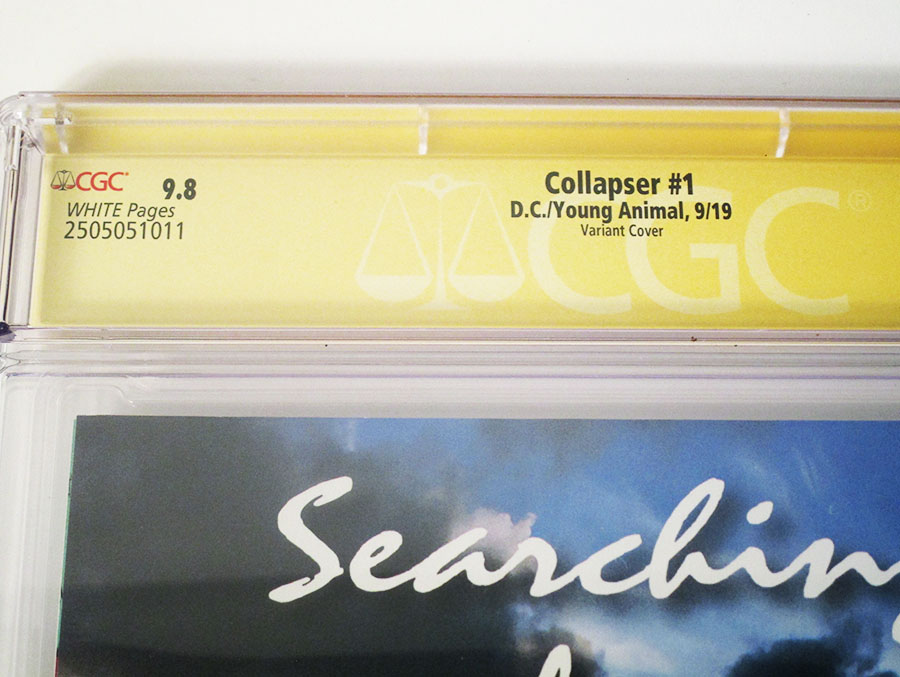 Collapser #1 Cover I Variant Nick Derington Cover Signed By Mikey Way CGC 9.8