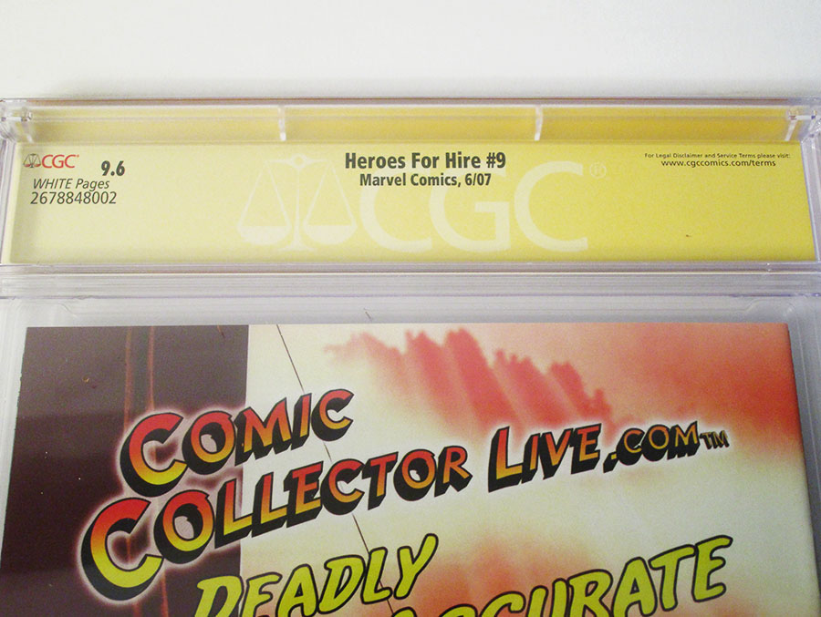 Heroes For Hire Vol 2 #9 Cover B Signed By Zeb Wells CGC 9.6