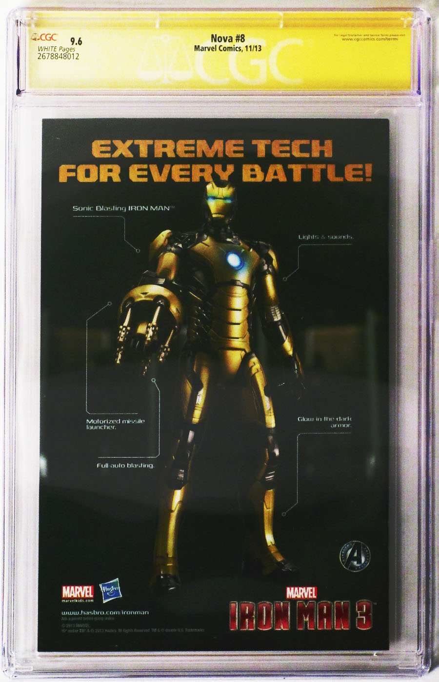 Nova Vol 5 #8 Cover D Signed By Zeb Wells CGC 9.6
