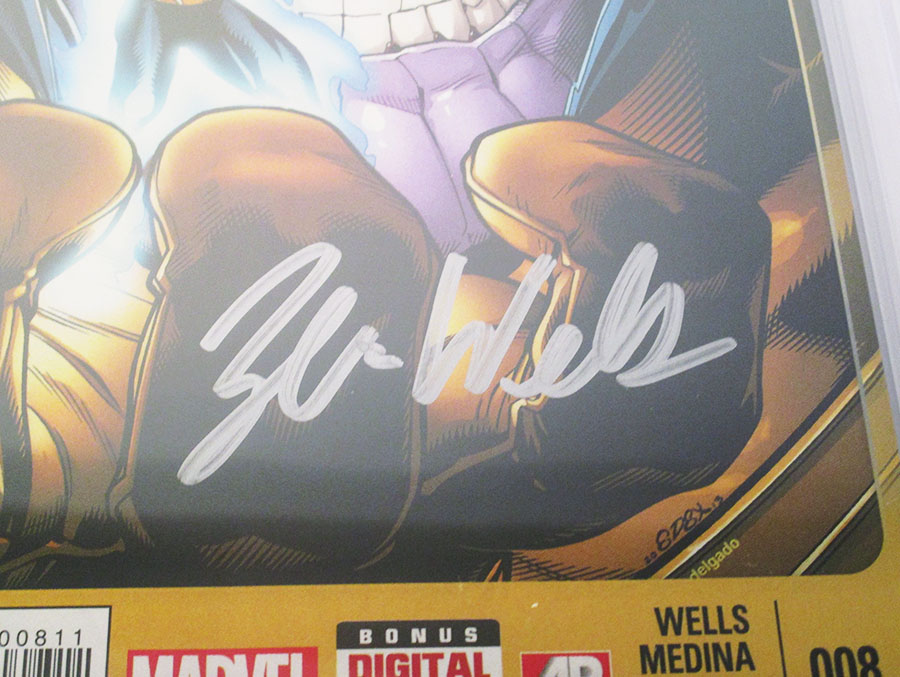 Nova Vol 5 #8 Cover D Signed By Zeb Wells CGC 9.6