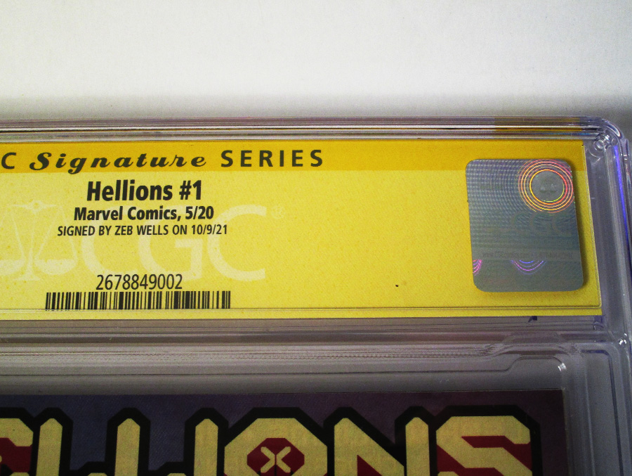 Hellions #1 Cover H Signed By Zeb Wells CGC 9.8