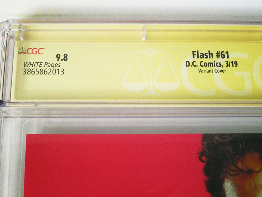 Flash Vol 5 #61 Cover E Variant Derrick Chew Cover Signed By Idris Elba CGC 9.8