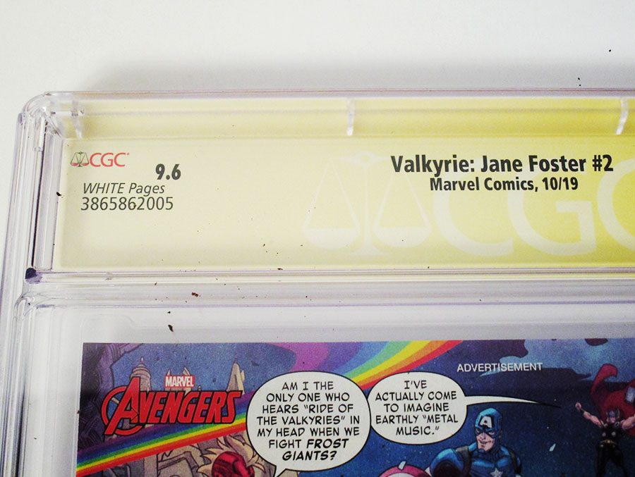 Valkyrie Jane Foster #2 Cover E 1st Ptg Regular Mahmud Asrar Cover Signed By Idris Elba CGC 9.6