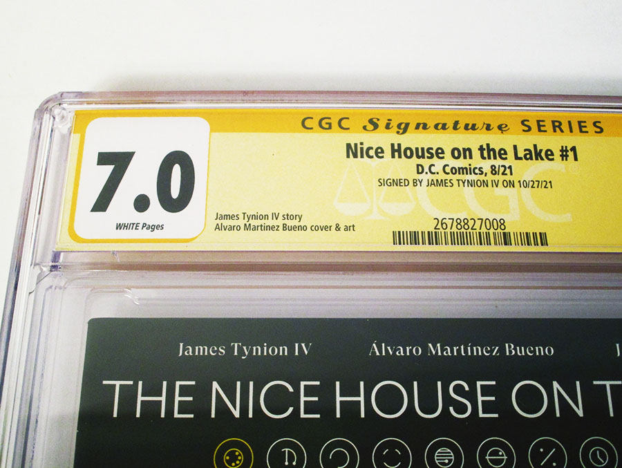 Nice House On The Lake #1 Cover I Regular Alvaro Martinez Bueno Cover Signed By James Tynion IV CGC 7