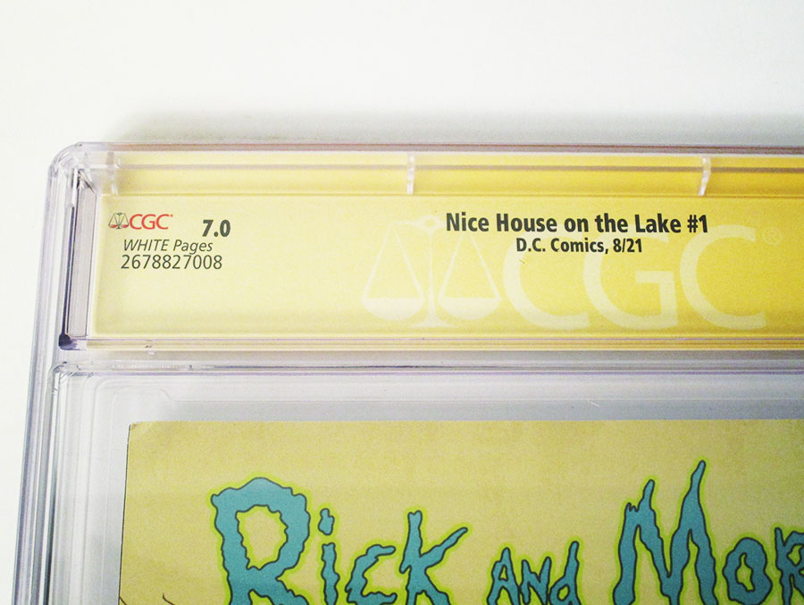 Nice House On The Lake #1 Cover I Regular Alvaro Martinez Bueno Cover Signed By James Tynion IV CGC 7