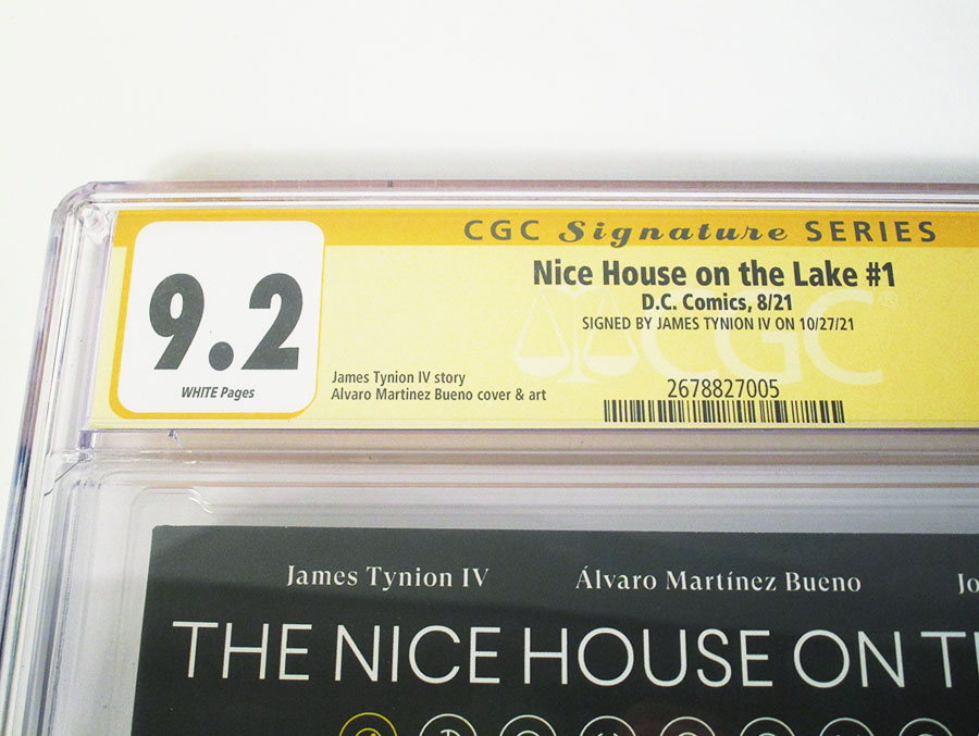 Nice House On The Lake #1 Cover K Regular Alvaro Martinez Bueno Cover Signed By James Tynion IV CGC 9.2